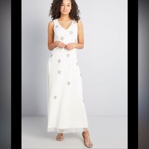 Modcloth Under the Stars Sequin Maxi Dress Size 1X